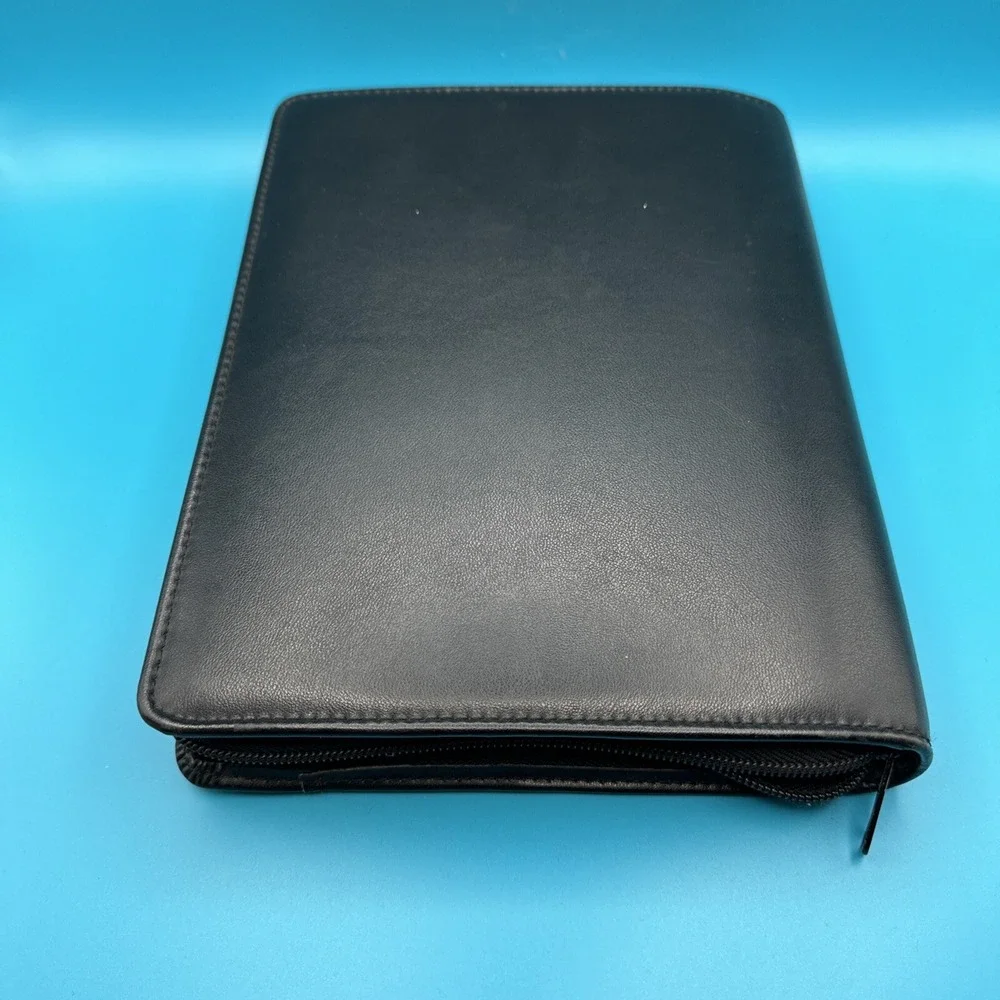 Dayrunner Planner Organizer Black & LOTS of Inserts‎ Full Zip Vintage 90s 1990s